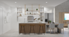 3d Interiors Renders for Kitchen and Dining